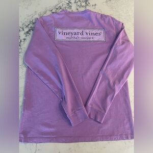 Vineyard Vine Men’s Purple Long Sleeve Martha's Vineyard Logo Medium T-Shirt
EUC